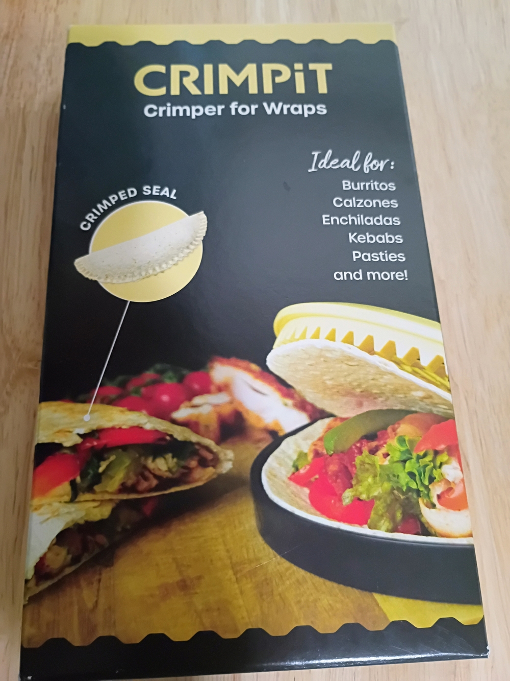 CRIMPiT Wrap Crimper in Yellow and Black